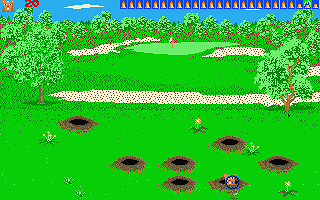 Gopher Hunt atari screenshot